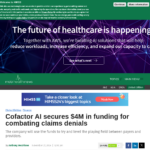 Cofactor AI、請求拒否対策に400万ドルの資金を確保 | MobiHealthNews