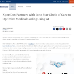 XpertDox が Lone Star Circle of Care と提携し、AI を使って医療コーディングを最適化