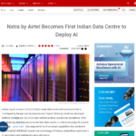 Airtel の Nxtra が AI を導入したインド初のデータセンターに