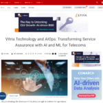 Vitria Technology と AIOps: 通信業界向け AI と ML によるサービス保証の変革