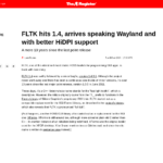 FLTK 1.4: Wayland に対応し、HiDPI のサポートが強化されました • The Register