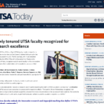 UTSA の新しく終身在職権を得た教員が研究の優秀さを評価される | UTSA Today