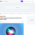 Apple、2025年に改良版「LLM Siri」音声アシスタントを発表か