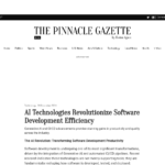 AI テクノロジーがソフトウェア開発の効率を変革 – The Pinnacle Gazette