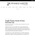 Google Chrome が AI 詐欺検出ツールを発表 – The Pinnacle Gazette