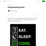 プログラミングは楽しい。プログラミング言語について考えてみた… | 著者: Hina Khan。 | 2024年12月 | Medium