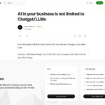 ビジネスにおける AI は、Chatgpt/LLM に限定されません – Tamim Ahmed – Medium