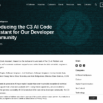 開発者コミュニティ向けの C3 AI コード アシスタントのご紹介