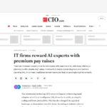 IT企業がAI専門家に高額の昇給で報いる、CIOニュース、ET CIO