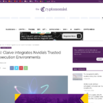 AI: Claive が Nvidia の Trusted Execution Environment を統合