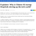 解説：中国のAIスタートアップDeepSeekがテクノロジー界を騒がせている理由 – 新華社