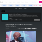 LeddarTech の AI 駆動型ソフトウェア: 車両インテリジェンスを革新
