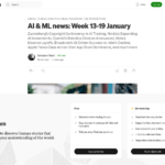 AI と ML のニュース: 1 月 13 ～ 19 日の週。ザッカーバーグの著作権論争… | サルバトーレ・ライエリ | 2025 年 1 月 | Medium