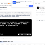 DeFi と AI の深い統合 (DeFAI) は、AI エージェントの新たな波を生み出すことができるか? – ChainCatcher