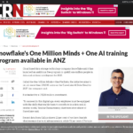 Snowflake の One Million Minds + One AI トレーニング プログラムが ANZ で利用可能に – トレーニングと開発 – CRN オーストラリア