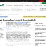 Google が実験的な AI 推論モデルをリリース – InfoQ