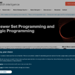 回答セットプログラミングとロジックプログラミング | Nature Research Intelligence