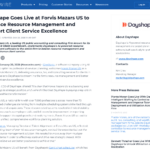 Dayshape が Forvis Mazars US で稼働を開始し、リソース管理の強化とクライアント サービス エクセレンスのサポートを実現 | Newswire
