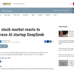 中国の AI スタートアップ DeepSeek に株式市場が反応 | ノーザン パブリック ラジオ: WNIJ および WNIU