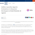 Galileo が Agentic Evaluations を開始し、開発者が信頼性の高い AI エージェントを構築できるように支援