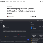 NotebookLM のテスト中にマインド マッピング機能が発見される