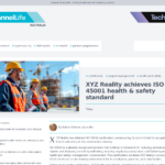 XYZ Reality が ISO 45001 健康・安全規格を取得