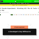 AI 疑似実験: 1 日間、使用するすべての AI ツールをブロックする | HackerNoon