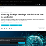 AI アプリケーションに最適な Arm エッジ AI ソリューションの選択 – Arm ニュースルーム