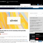 OpenAI が o3-mini 推論モデルを一般公開 – SiliconANGLE