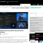 Google が個人向けに無料の Gemini Code Assist 層を開始 – SiliconANGLE