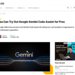 Google Gemini Code Assist を無料でお試しいただけます