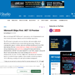 Microsoft が .NET 10 プレビュー版を初公開 — Visual Studio Magazine