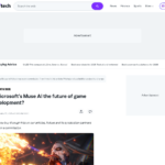 Microsoft の Muse AI はゲーム開発の未来となるでしょうか?