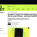 Google の Gemini AI は、ChatGPT のように、iPhone の Siri をすぐにバックアップする可能性があります | ZDNET