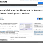 Monstarlab、AIを活用したソフトウェア開発を加速するMonstarXを発表